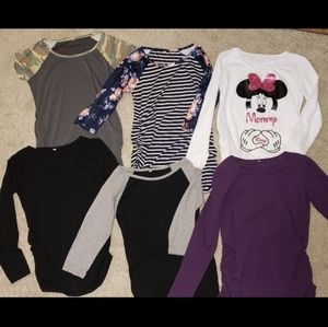 Maternity Shirts Size Medium Bundle of 6